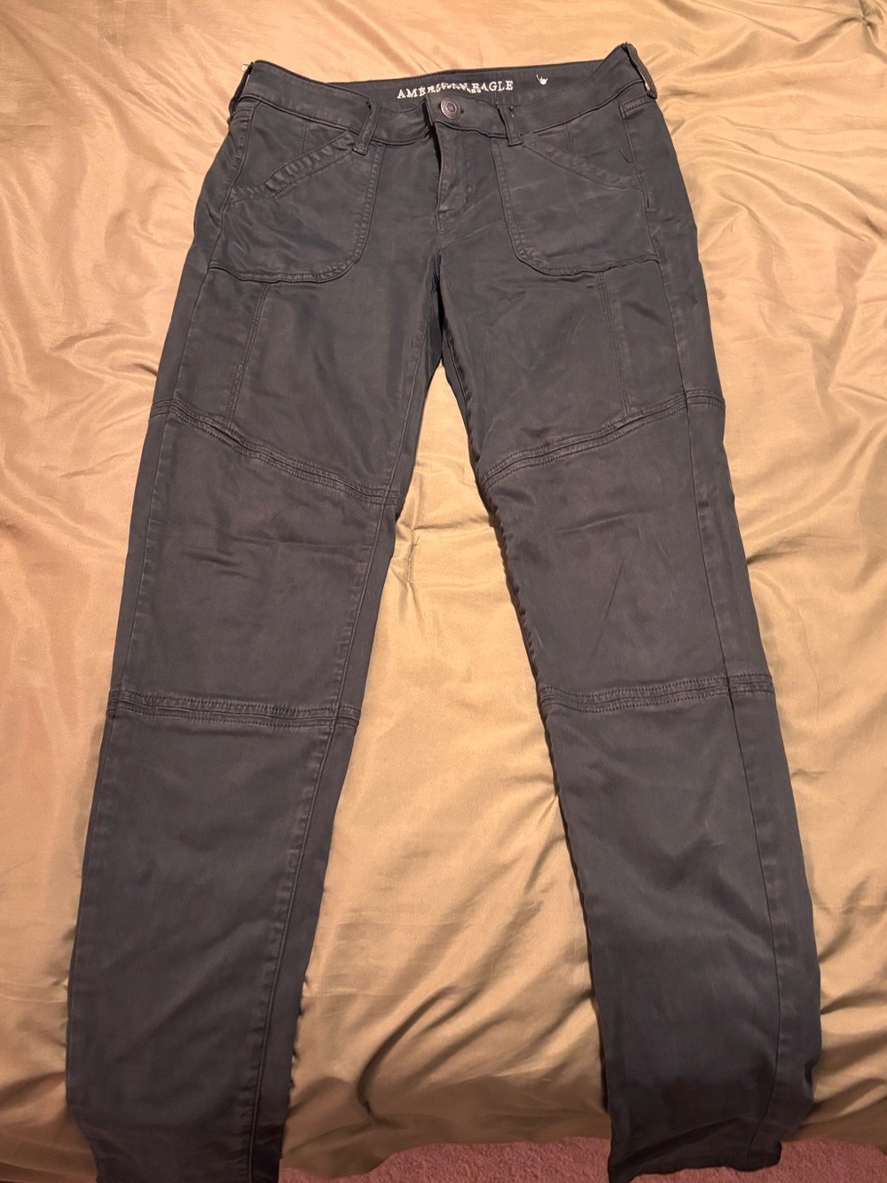 American Eagle Dark green Utility Skinny Pants